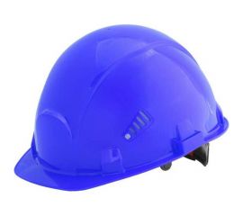 Каска РОСОМЗ СОМЗ-55 ВИЗИОН RAPID синяя, с очками О15 HAMMER ACTIVE plus 78718+11530/1 