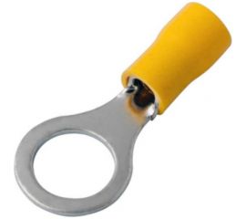 Кольцевой изолированный наконечник REXANT d 10,5 мм 4-6 мм2, НКи 6.0-10 желтый 100 шт 08-0055 