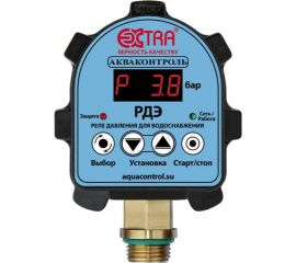 Реле давления воды электронное для насоса EXTRA АКВАКОНТРОЛЬ РДЭ-10-2,2 