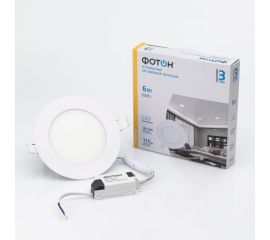 Светодиодный встраиваемый светильник ФОТОН круглый CLI- 6W2700K-R 24711 