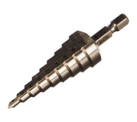 Сверло ступенчатое по металлу (9 ступеней; 4-20 мм; HSS) Makita D-40098 