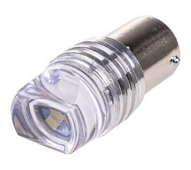 Диодная автолампа SKYWAY S25, P21W, 12 В, 9SMD диодов, BA15s, 1-контактная, flash, белая, противотуманные/стопы S08201459 