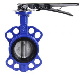 Повротный затвор DN.ru WCB-316L-EPDM Ду80 Ру16, углеродистая сталь, EPDM, с ручкой D050-02081 