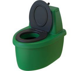 Торфяной туалет Rostok Комфорт зелёный 2042.0000.406.000 