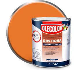 Эмаль для пола OLECOLOR алкидно-уретановая, быстросохнущая (6 часов), золотистый 4300007485 