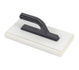 Прямая гладилка КЭС пластиковая, с губчатым основанием, пластиковая рукоятка, 130x270 мм 10100006 