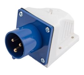 Стационарная вилка EKF PROxima 513, 2Р+РЕ, 16А, 220В, IP44, SQ ps-513-16-220 