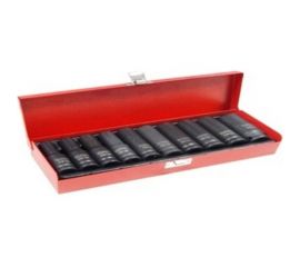 Набор головок шестигранных глубоких ударных (10 пр; 1/2""; 10-24 мм) Rockforce RF-4107-5MPB 