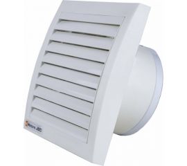 Вентилятор для ванной MMOTORS JSC мм 100 квадратный, белый, (с обратным клапаном) 1047 