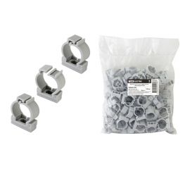 Крепеж-клипса для трубы D20 мм с фиксатором TDM SQ0405-0102 