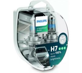 Автолампа PHILIPS H7, 55 Вт, PX26d+150%, X-tremeVision Pro150, 2 шт., 12 В 12972XVPS2 