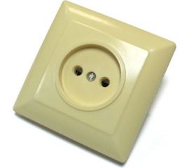 Розетка ООО Ливны-Электро РС 10-008, слоновая кость РСф 821 