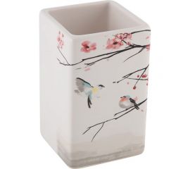 Стакан для ванной комнаты Рыжий кот Сакура керамика TU-S 006518 