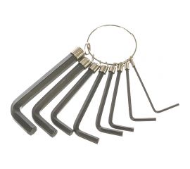 Ключи Hex набор на кольце 1.5-6 мм, 8 шт. КУРС 64171 