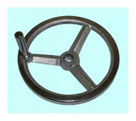 Маховик TLX 100x12x32x4мм DxdxHxb с 3-мя спицами, чугун с ручкой 65903 