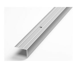 Порог угловой алюминиевый (24х18 мм, 1,8 м, анодированный, Серебро) ЛУКА 00000002518 