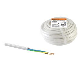 Провод TDM ПВС 3х2,5 ГОСТ 20м, белый SQ0118-0024 