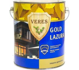 Пропитка Veres Gold Lazura №9 палисандр 2.7 л 1/4 44937 