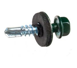 Кровельный саморез Качественный крепеж зеленый мох 5,5х25 150 шт 0500113 КЧ 