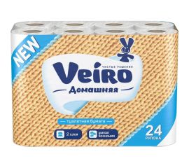 Туалетная ролевая бумага VEIRO Домашняя 1С224 