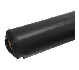 Техническая полиэтиленовая пленка Izoway черная, рукав 6/150 мкм, 1500 мм, 100 м 13066 