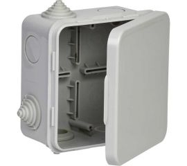 Распаячная коробка IEK км41256 100x100x50мм о/к ip54 8 вв. (7035) UKO31-100-100-050-K03-54 