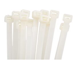 Кабельные стяжки Nord-Yada нейлоновые, 9.0х760 мм, белые, 100 шт. 902060 