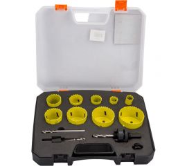 Набор биметаллических коронок по металлу 13 предметов TORGWIN T581806 