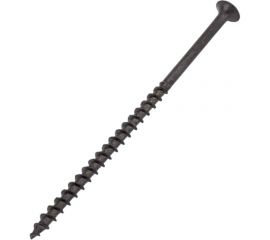 Качественный КРЕПЕЖ Саморез 4,8х102 потай, крупная резьба, оксид 50 шт 0200383 КЧ 