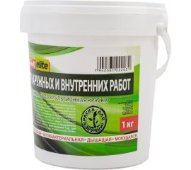 Водоэмульсионная краска для наружных и внутренних работ Movatex elite 1 кг Т11881 