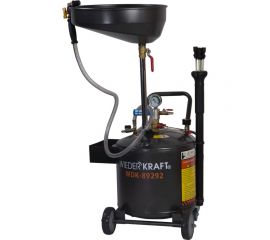 Маслосменная установка WIEDERKRAFT 40 л, с воронкой и откачкой через щуп WDK-89292 
