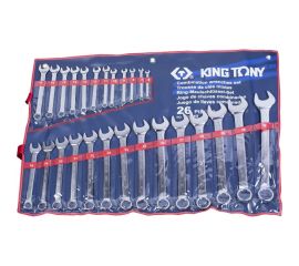 Набор комбинированных ключей 6-32 мм 26 предметов KING TONY 1226MR 