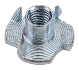 Мебельная забивная гайка Невский Крепеж цинк, М6, 10 шт. 801729 