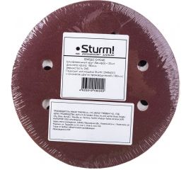 Бумага шлифовальная (20 шт; 180 мм; зерно 240; 8 отверстий) Sturm DWS6010-9240 