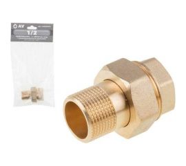Американка AV Engineering прямая, 1/2"", с внутренней-наружной резьбой AVE308001 