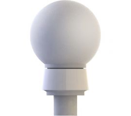 Светильник SVET НБП 01-60-004 У3, прямое, белое, с креплением под опору, шар - пластик SV0103-00170 