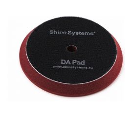Полировальный круг полутвердый DA Foam Pad Maroon 130 мм, бордовый Shine systems SS559 