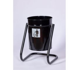Уличная урна ПРОФМЕТСТИЛЬ черная Арт 404 