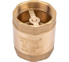 Обратный пружинный клапан STI Ду50 Ру16 латунный с латунным штоком D100-01362 