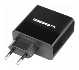 Блок питания IPPON CW45 автоматический, 45W, 5V-20V, 3A, 1xUSB, 5A, от бытовой электросети, 1 штука в упаковке 1402820 