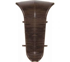 Угол внутренний для плинтуса Центурион Lider 176-ув (62 мм; матовый; дуб шоколад) 71390 