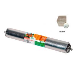 Акриловый герметик для швов в деревянных домах, конструкциях, изделиях PROSEPT цвет белый, 0.6 л 0024-06б 