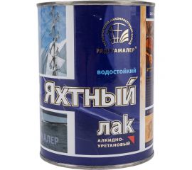 Лак яхтный матовый бесцветный Радугамалер 0,9 л 4650001275035 
