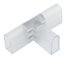 Т-образный контактный соединитель для светодиодных лент NEON 220В Uniel CLEAR 010 POLYBAG UL-00004461 