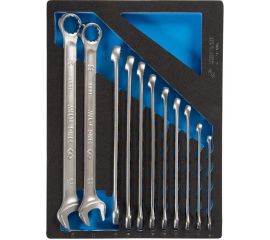 Набор комбинированных удлиненных ключей KING TONY ложемент, 11 предметов 9-12A1MRV 