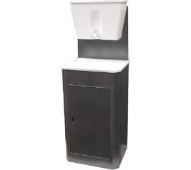 Дачный умывальник Лидер мойка пластик, без нагревателя воды, бак 17 л, антик серебро 