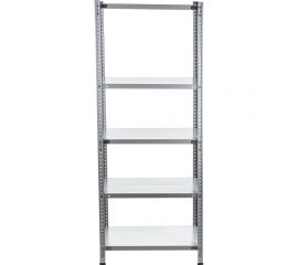 Стеллаж ООО ФУРАМА СТФЛ 1800x700x400 мм, 5 полок, серый СТФЛ187040-5 