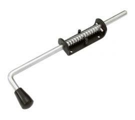 Пружинный засов Домарт (110) 330 мм, черный 170932 