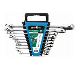 Набор комбинированных трещоточных ключей GOODKING 10 предметов TKK-10010 