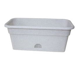 Балконное кашпо с поддоном Darel Plastic 5 01601 ДАР 60х20х17 см, 12 л, мрамор 015168 